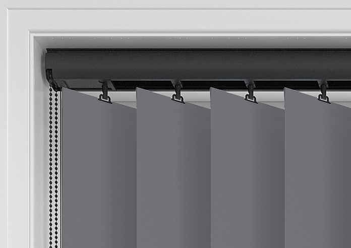 Palermo (Blackout), Dark Grey - Vertical Blind - Image 14